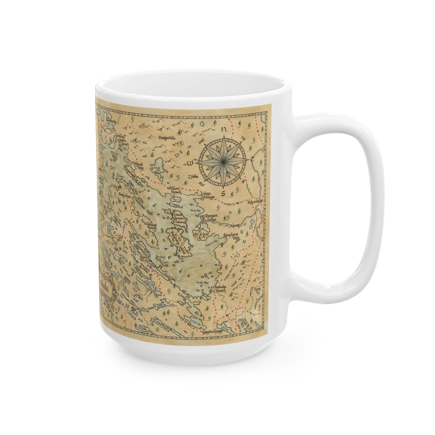 Lake Muskoka Ceramic Mug 15oz