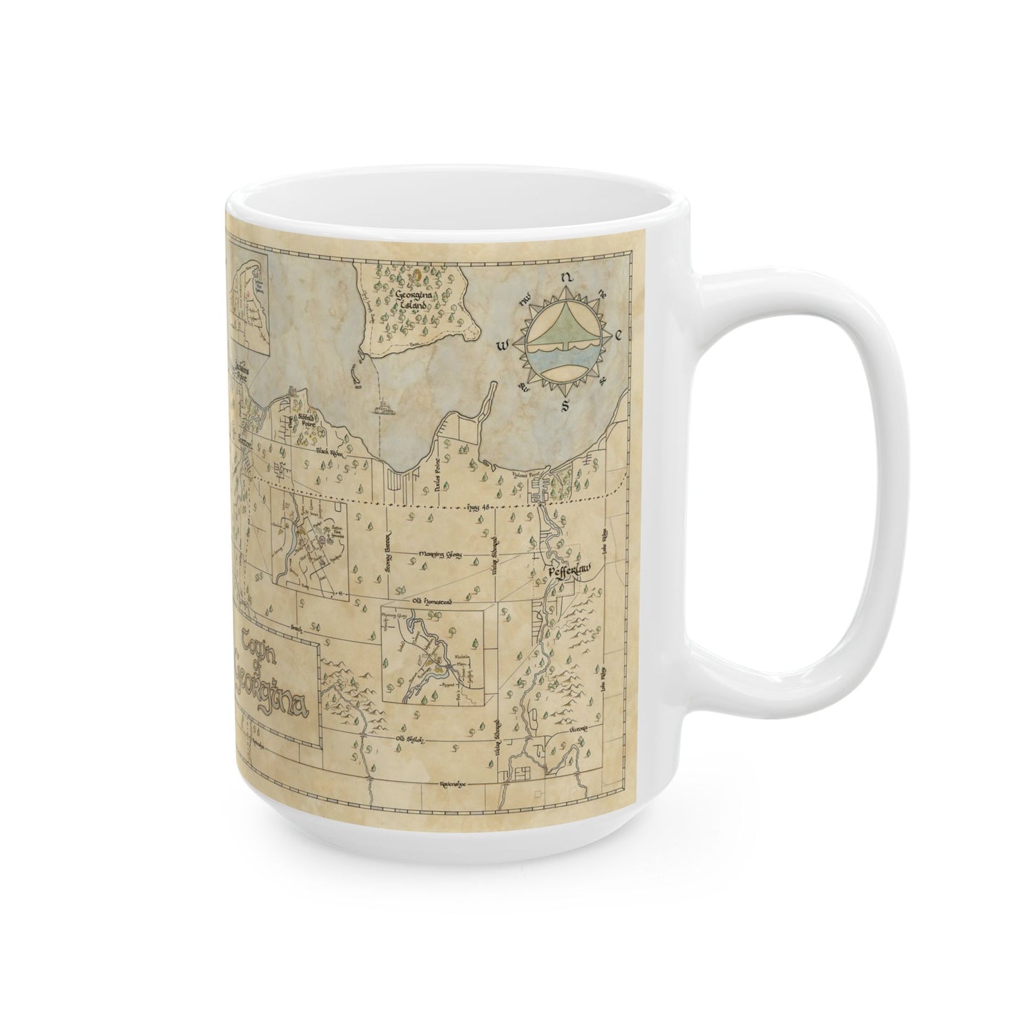 Town of Georgina Ceramic Mug 15oz